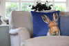 Hare Velvet Cushion