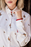 LAYLA New Pheasants luxury cotton satin lycra shirt