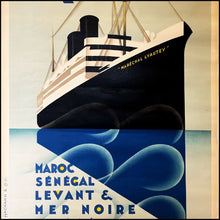 Load image into Gallery viewer, Cie De Navigation Paquet Par Marseille c. 1924~25

