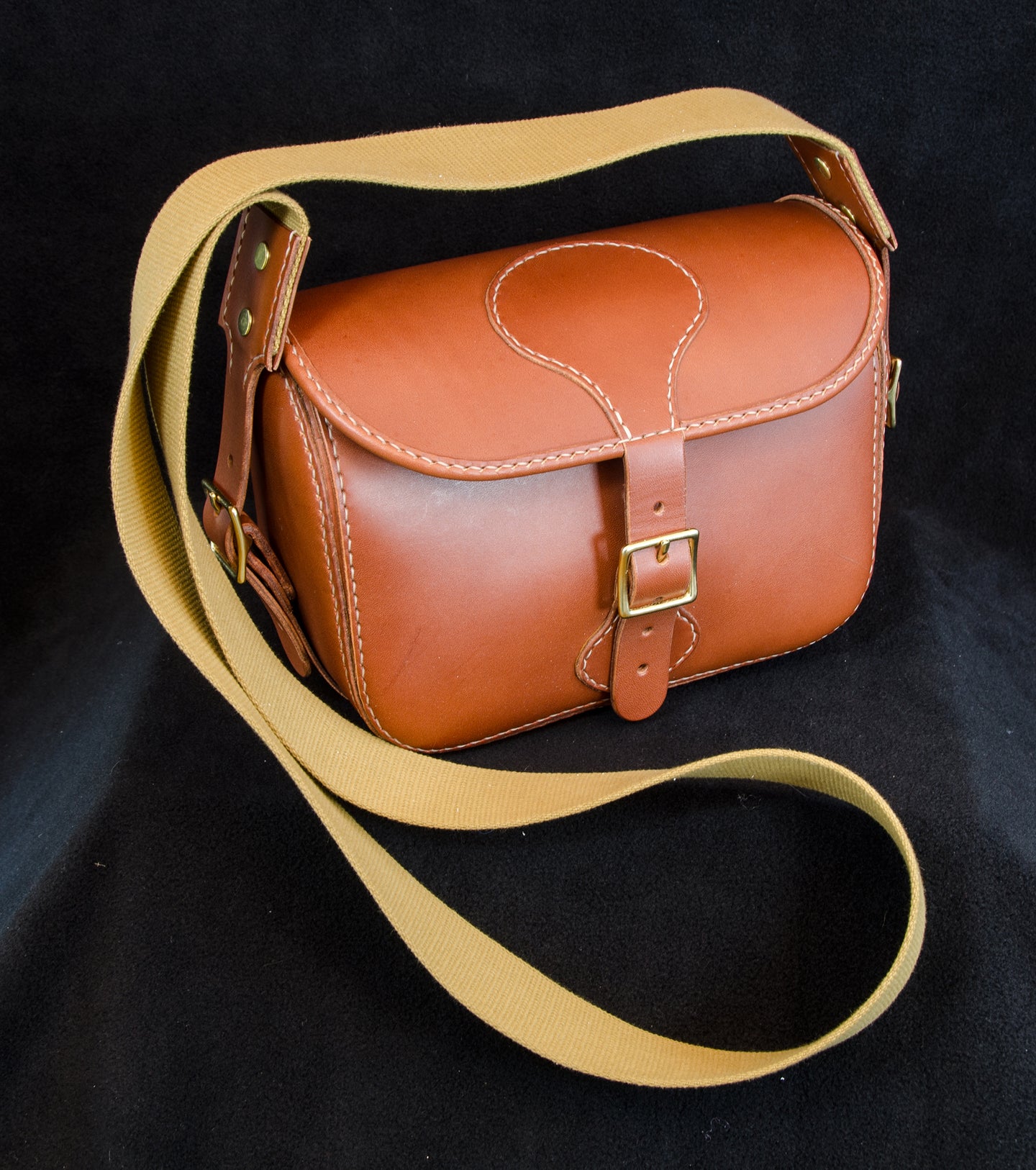 Handmade Leather Cartridge Bag