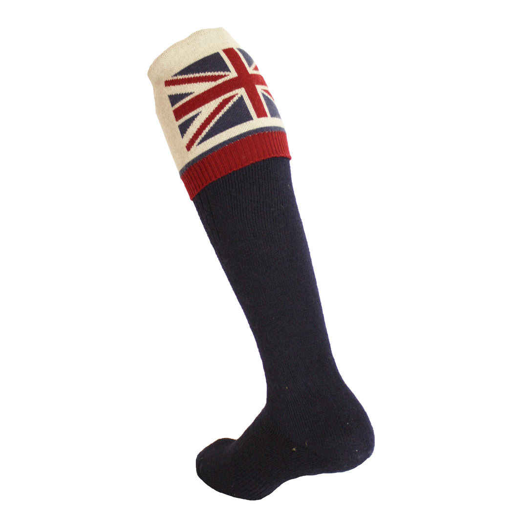 Union Jack Flag Boot Socks