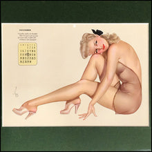 Load image into Gallery viewer, Original 1940s Calendar page: 1944
