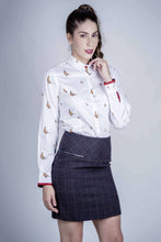 Load image into Gallery viewer, LAYLA New Pheasants luxury cotton satin lycra shirt

