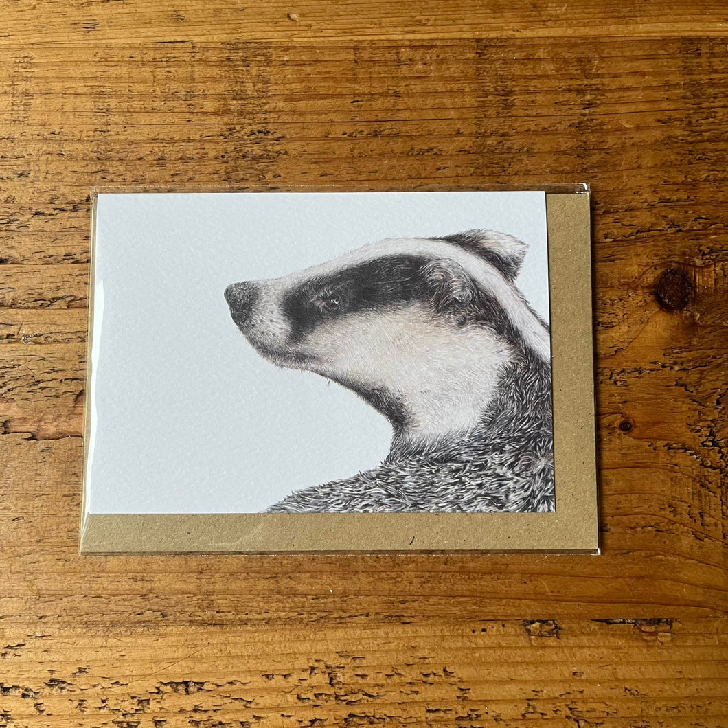 Badger A6 Greeting Card