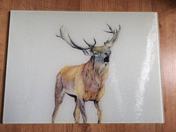 Stag Glass Chopping board