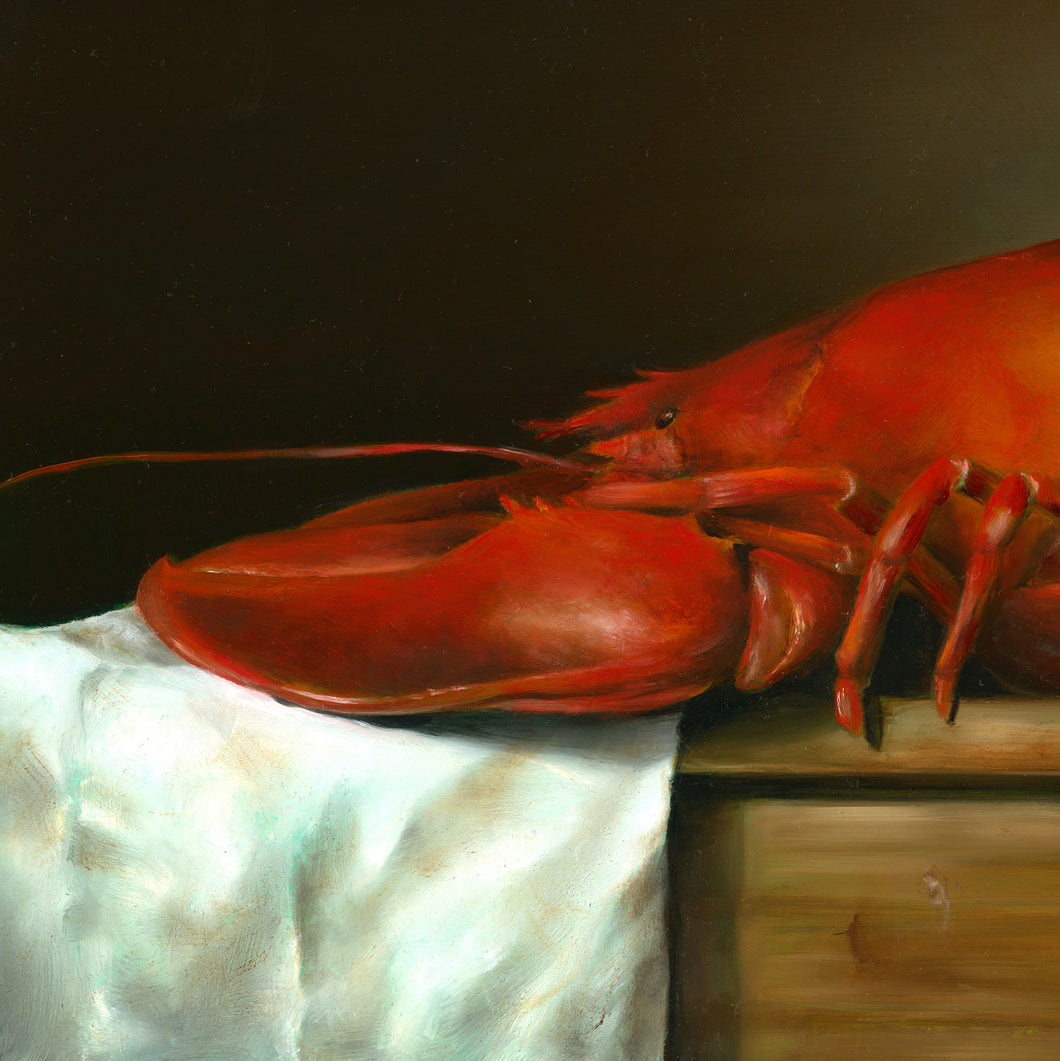 Limited edition signed print: Lobster