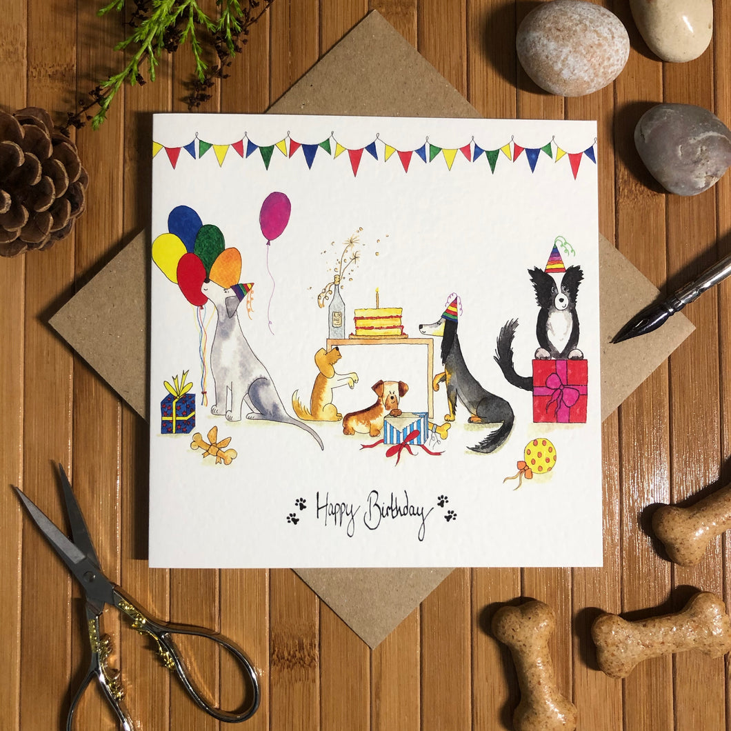 Illustrated Dogs Greeting Cards