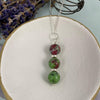 Ruby in Zoisite Pendant and Chain