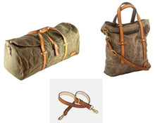 Load image into Gallery viewer, HANDMADE DUFFLE AND TOTE BAG

