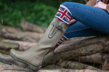 Load image into Gallery viewer, Union Jack Flag Boot Socks
